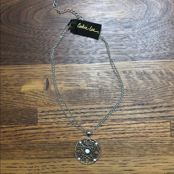 Cookie Lee Twilight Filigree Necklace - Picture 2 of 3